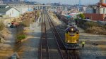 UP 1081 Leads the LSF51 under Oakdale Ave